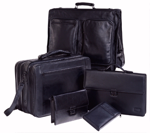 Leather travel bags