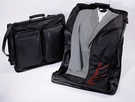 Leather travel suite bags